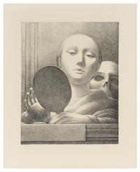 George Tooker, (American, 1920-2011), The Mirror, 1978