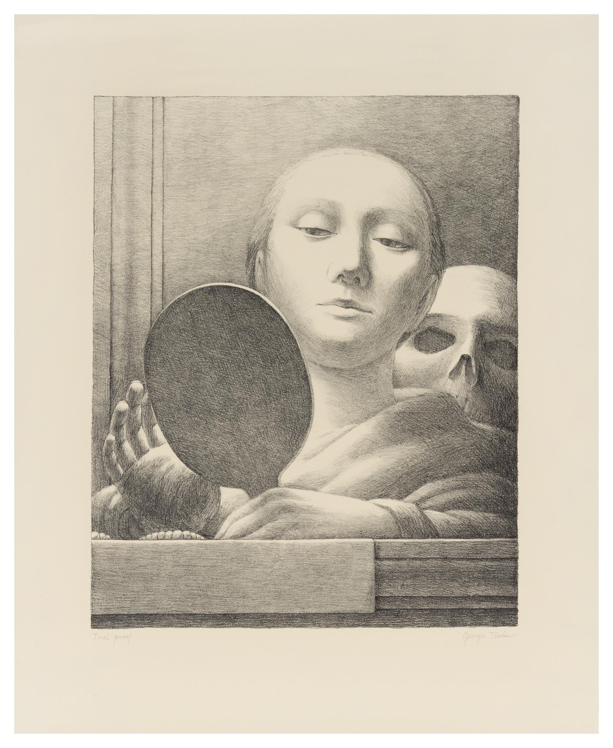 George Tooker, (American, 1920-2011), The Mirror, 1978