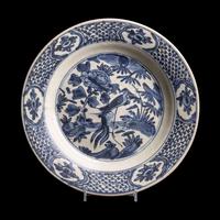 An Annamese or Swatow Blue and White Dish