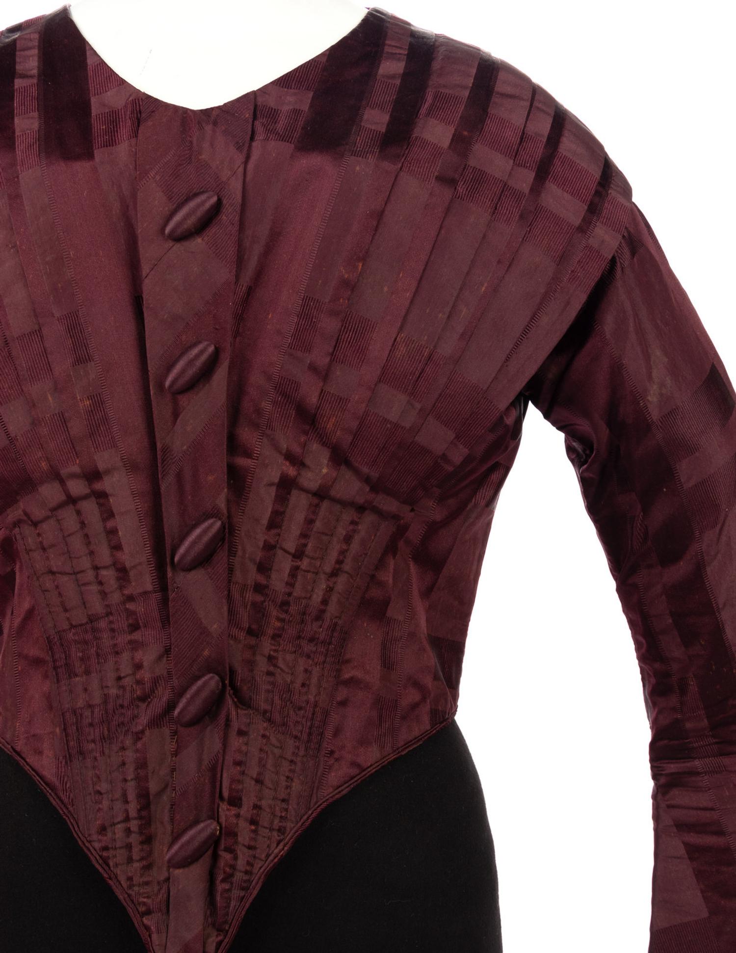Three Silk Bodices, 1840s