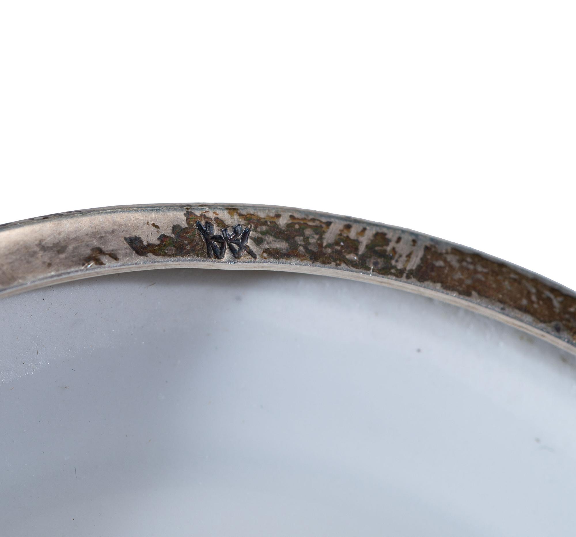 Six Silver Bouillon Holders