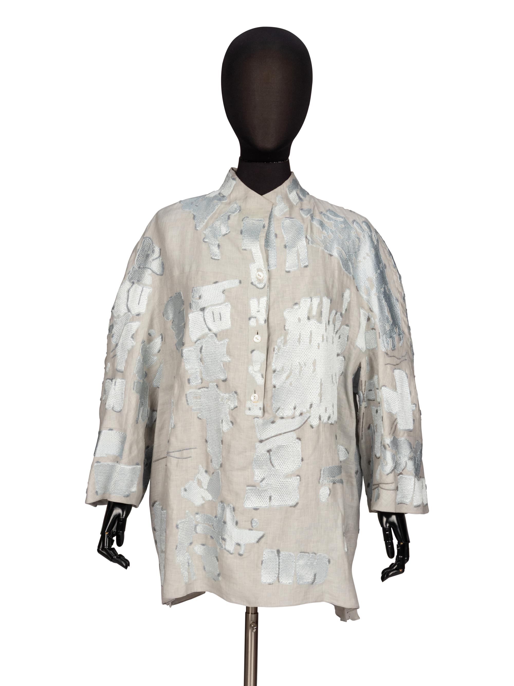 Ralph Rucci, Embellished Tunic Blouse