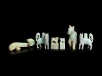 Six Chinese Jadeite Carvings