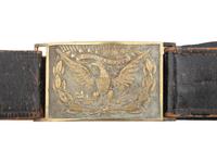 [CIVIL WAR]. Sword, war-date photograph, medical officer's sash, belt and buckle identified to Surgeon William J. McDermott, New York.
