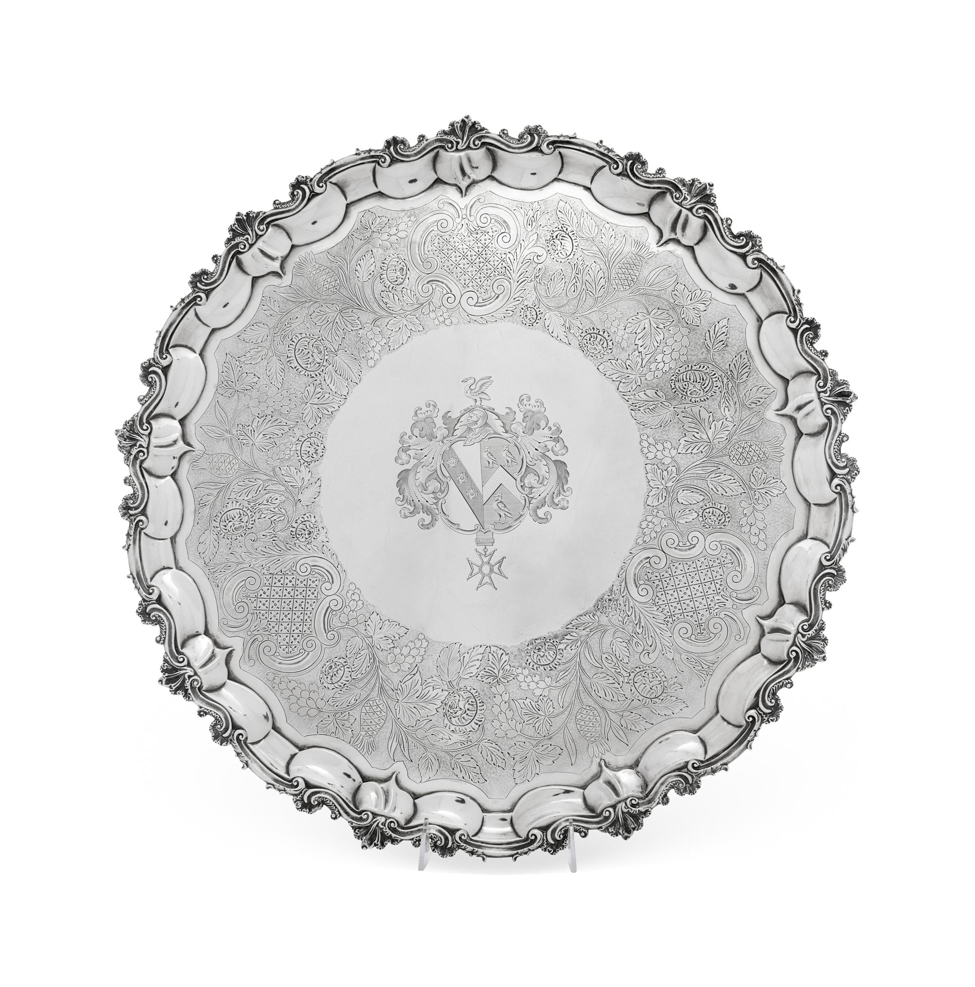 A George IV Silver Tray
