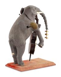 A Musical Automaton of a Cello-Playing Elephant