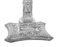 A Pair of Victorian Silver-Plate Candlesticks