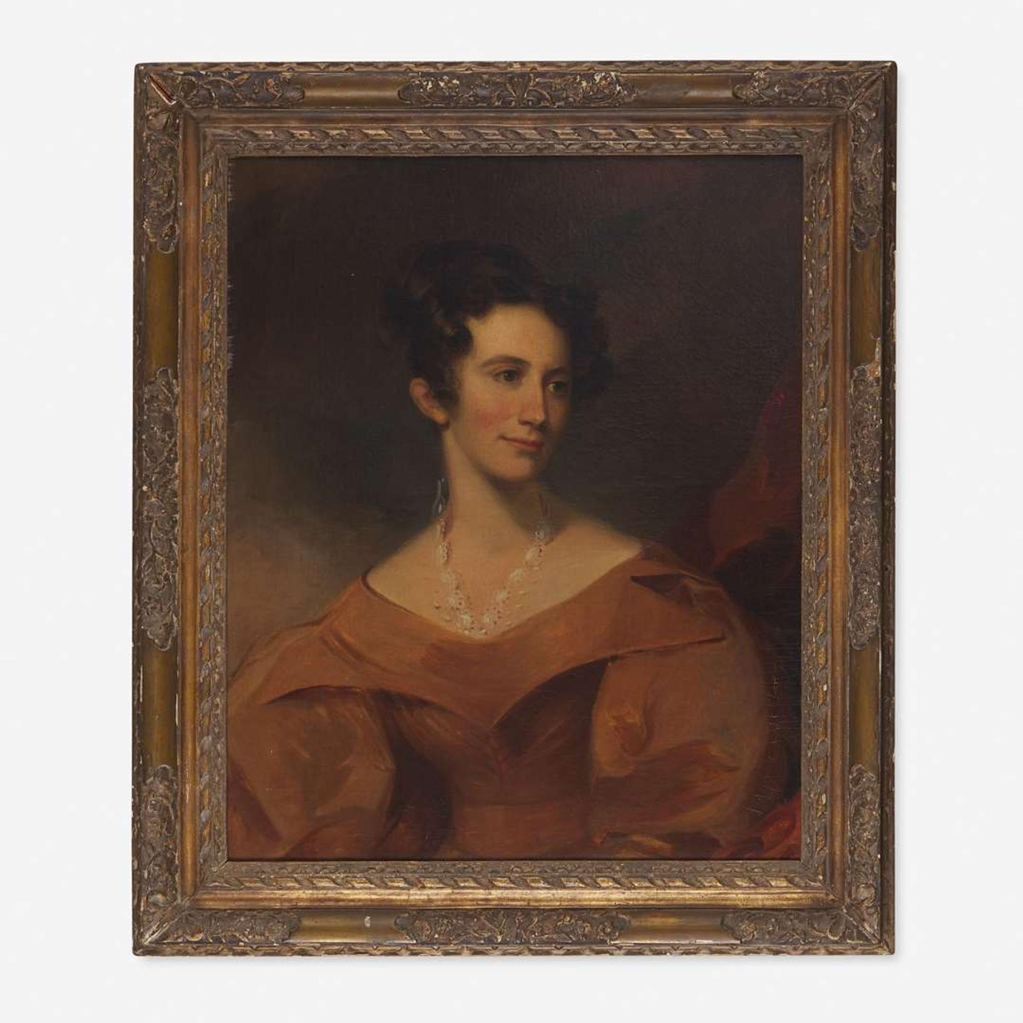 Thomas Sully (1783-1872) Portrait of a Young Lady Said to be Mrs. Daniel Clark Wharton
