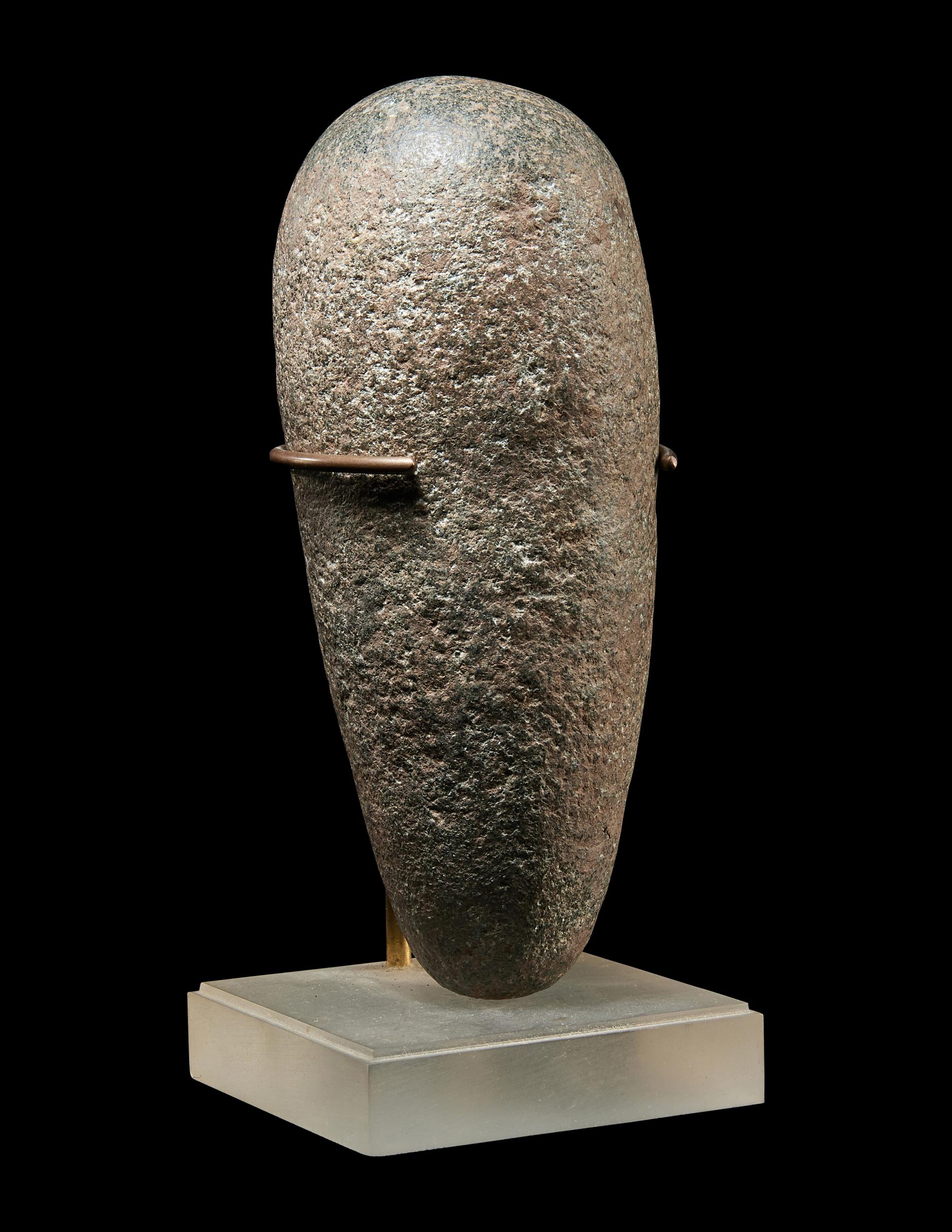 An Egyptian Hard Hand Stone Pestle and Mace Head