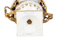 A Pair of Chamberlain Worcester Cache Pots Depicting Buckingham Palace and Windsor Castle — EARLY 19TH CENTURY