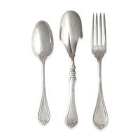 A Partial Sterling Silver Flatware Service in the "Florentine" Pattern