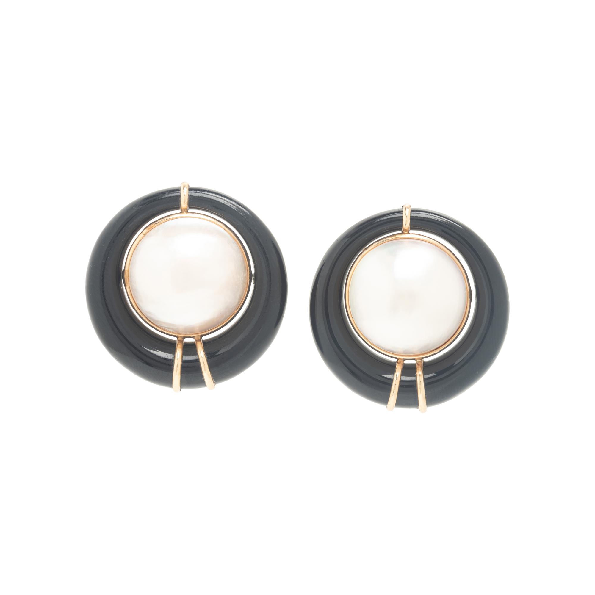 Collection of Cultured Pearl and Yellow Gold Jewelry