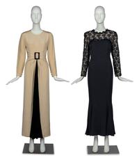 Two Dresses by Bill Blass and Carolina Herrera