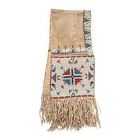 Sioux Beaded Hide Saddle Drapes