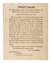 [FAIRS & CELEBRATIONS]. A group of 19th-century broadsides promoting local celebrations including Independence Day.