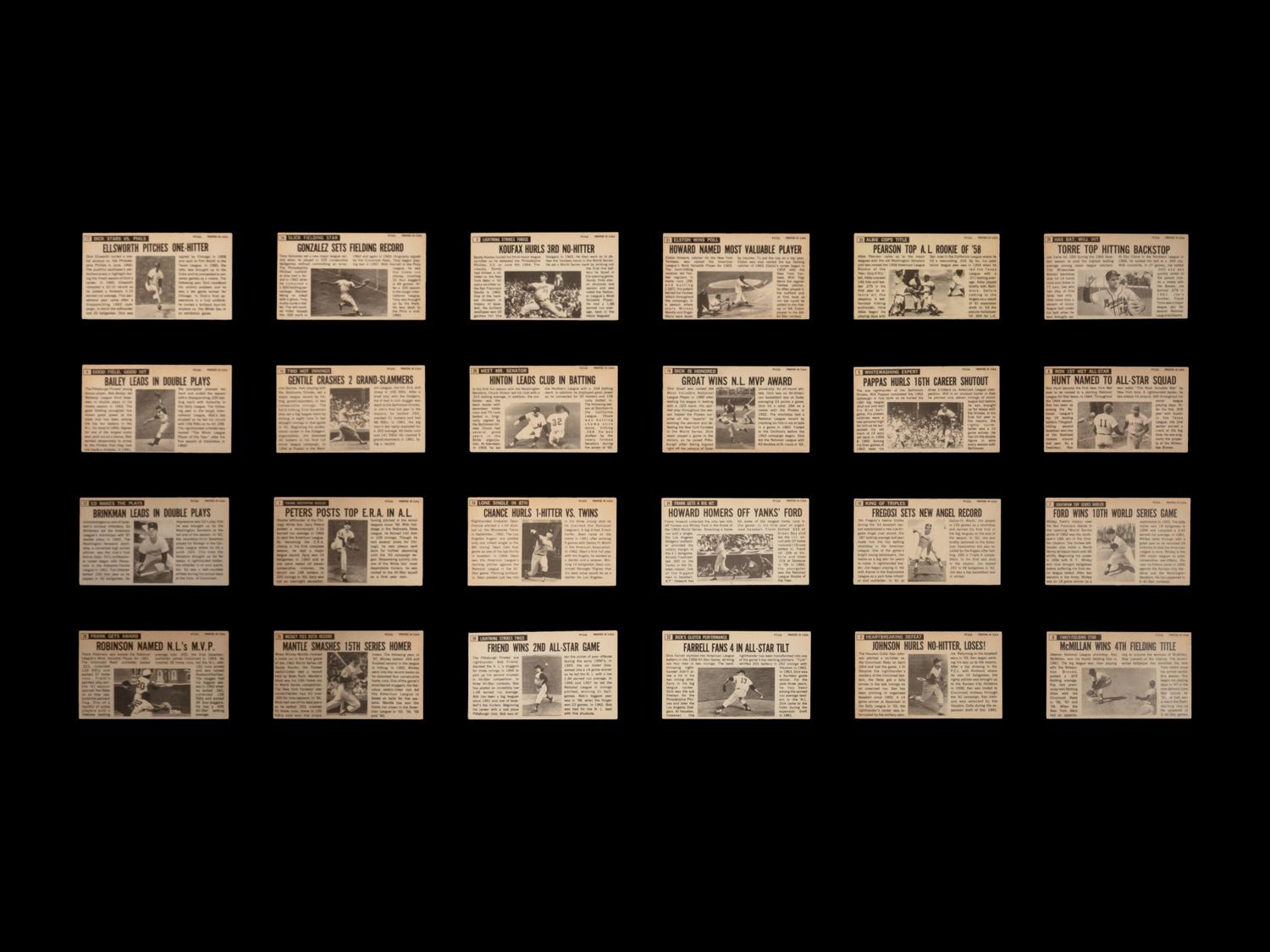 A Complete Set of 1964 Topps Giants Baseball Cards (60/60)