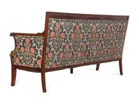 An Empire Style Gilt Bronze Mounted Mahogany Sofa