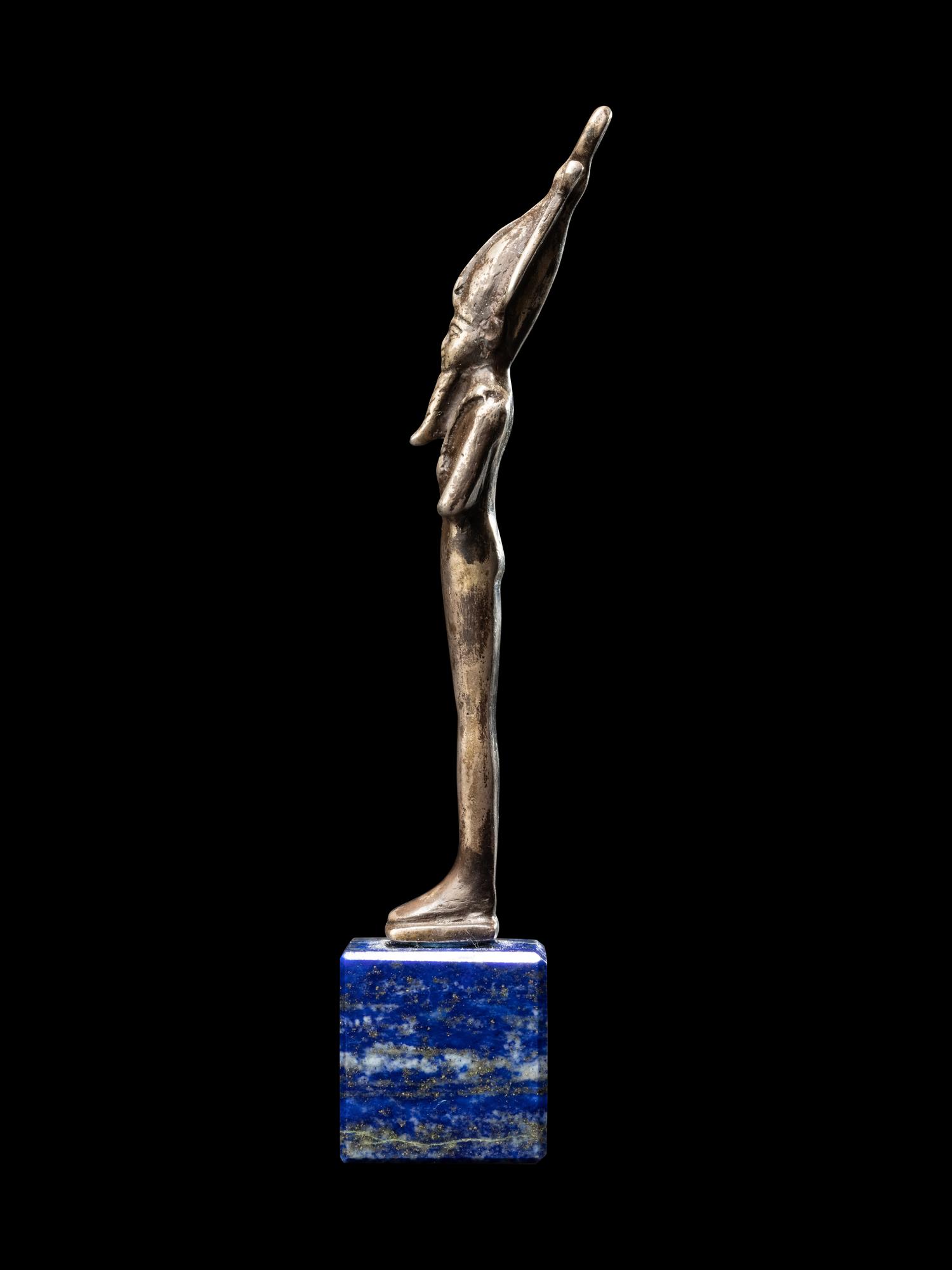 An Egyptian Silver Osiris