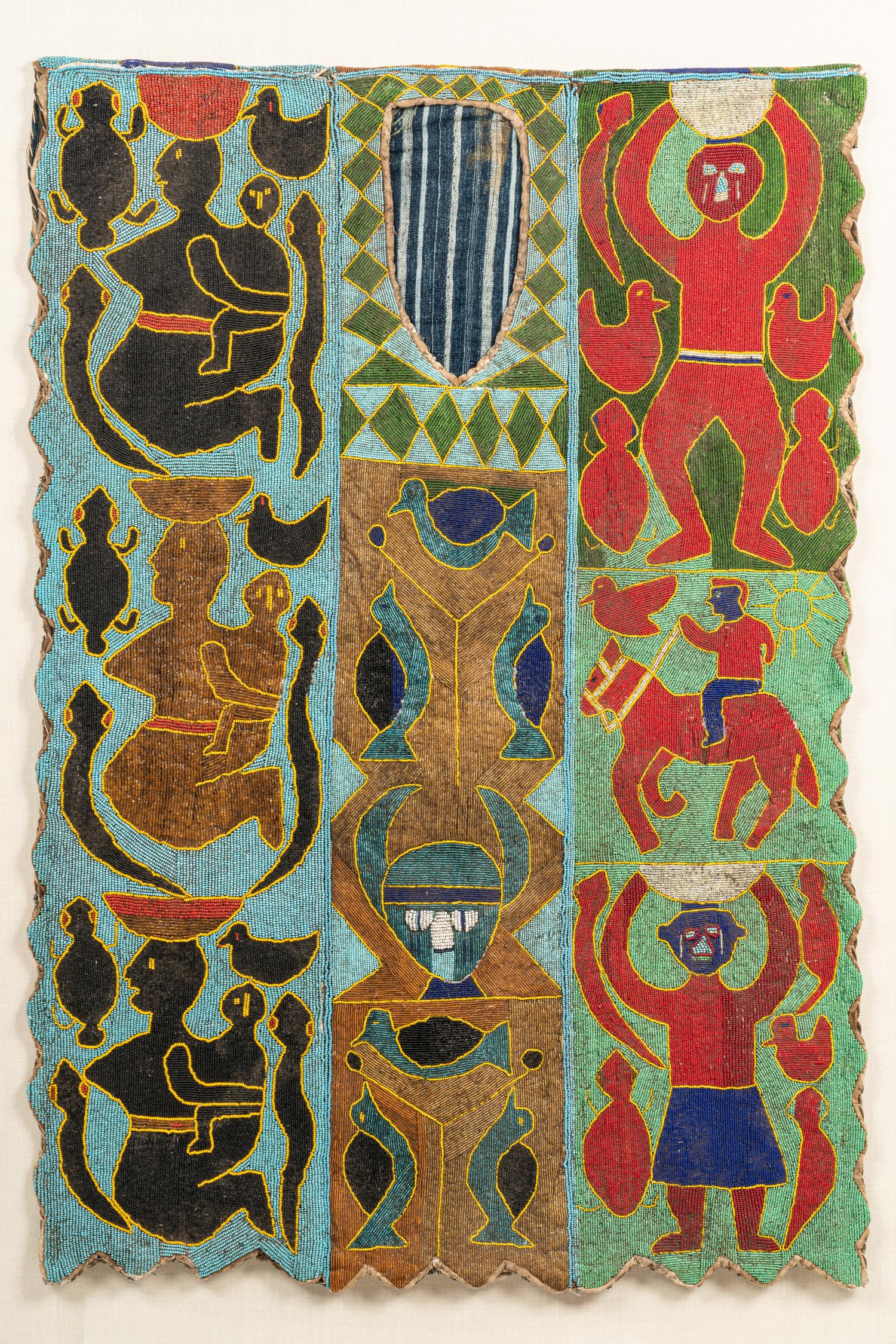 Two Yorba Beaded Chief Coats