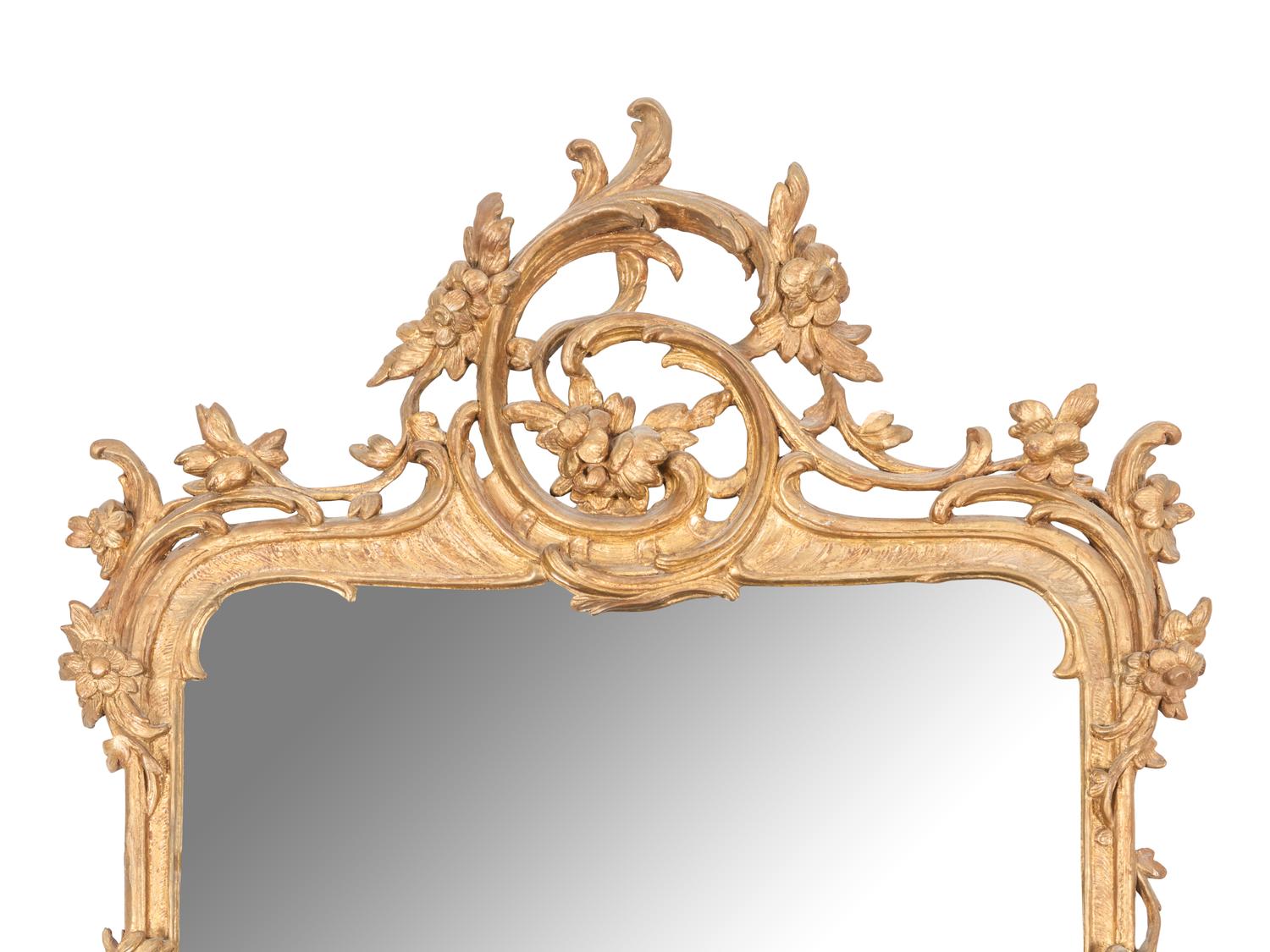 A George II Style Giltwood Mirror