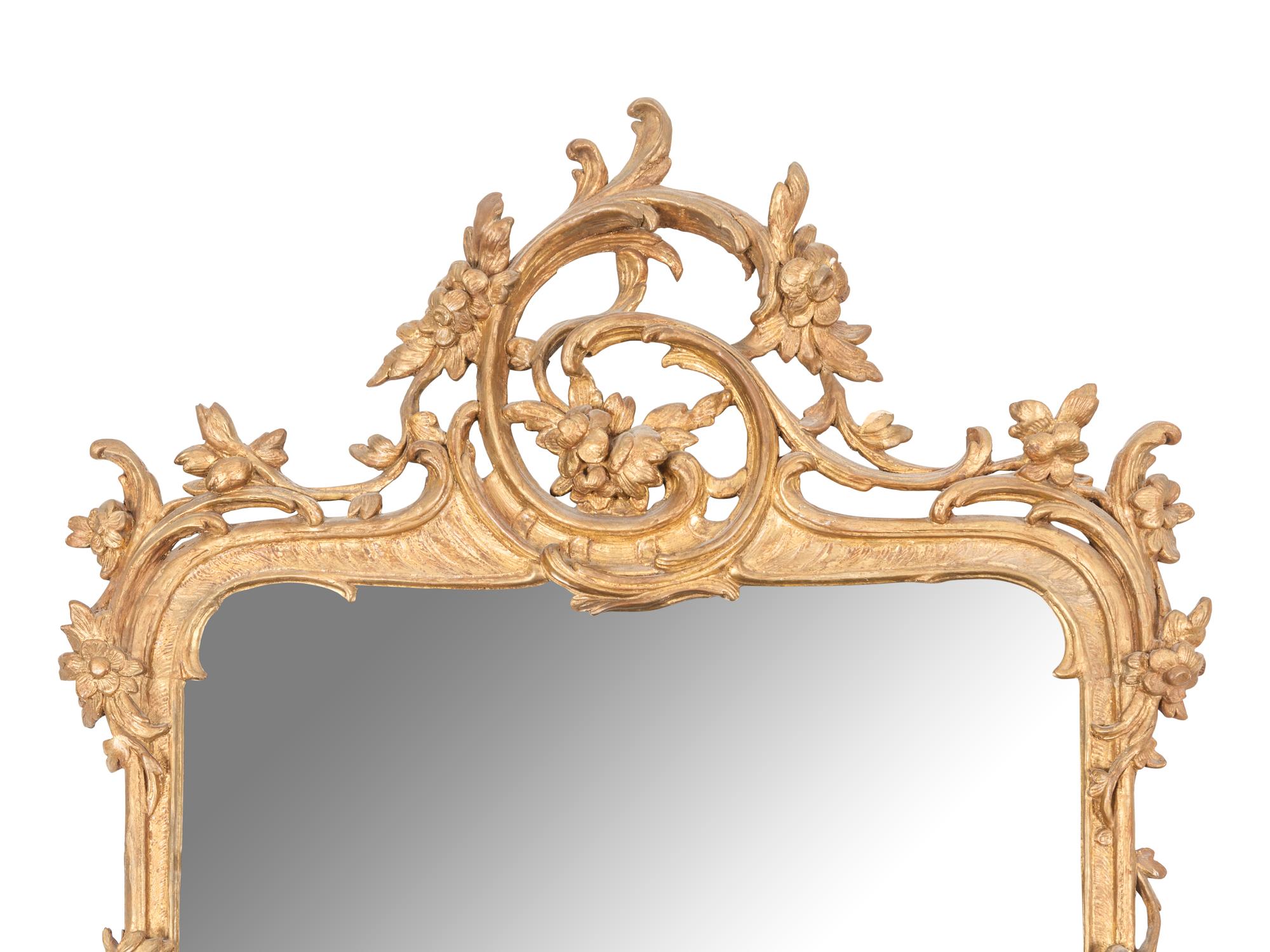 A George II Style Giltwood Mirror