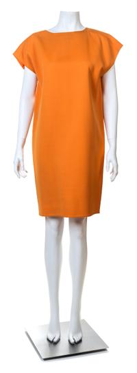 A Bill Blass Orange Wool Jumper, No size.