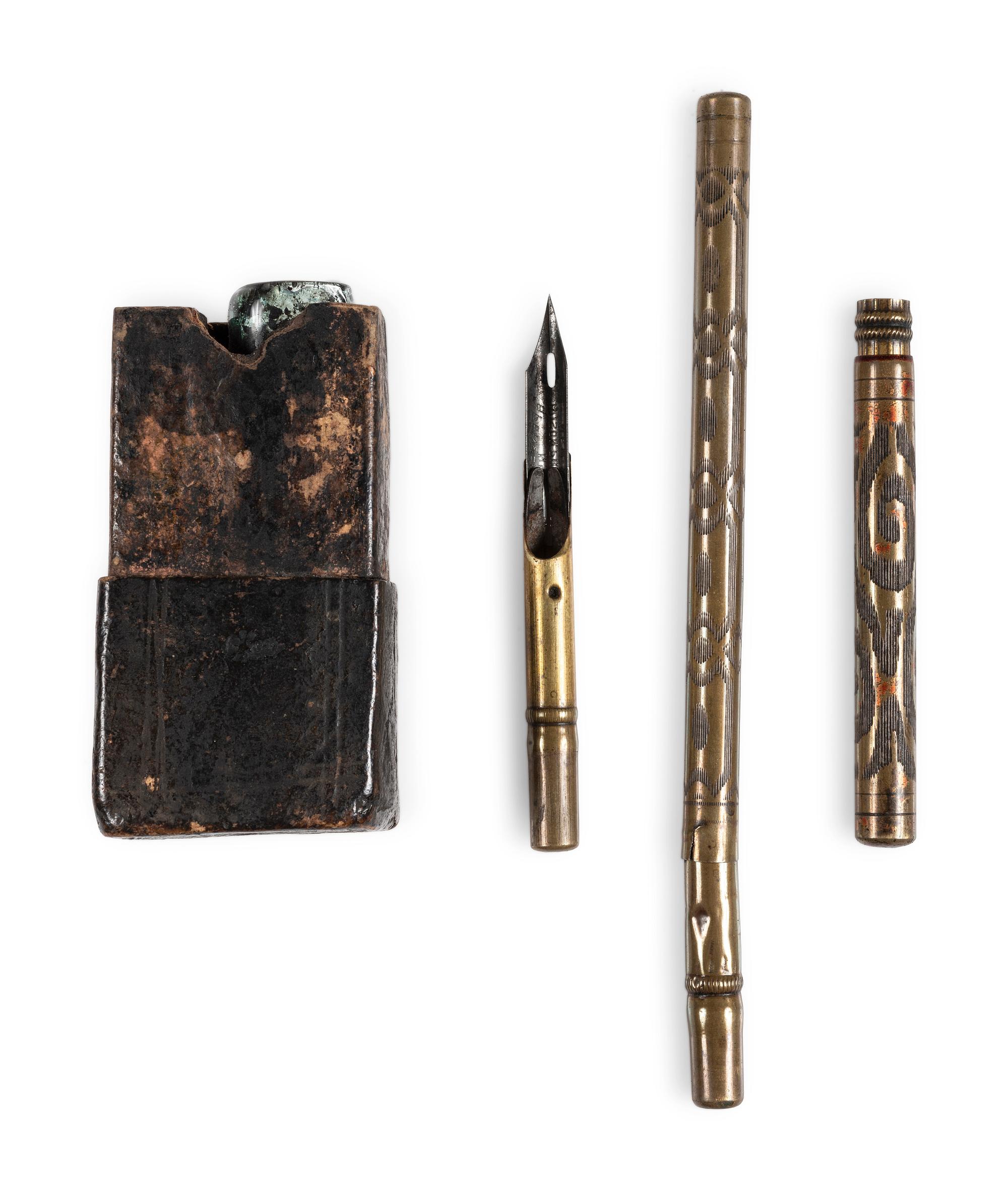 Civil War-period portable writing kit.
