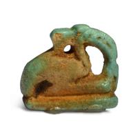 An Egyptian Faience Ibis