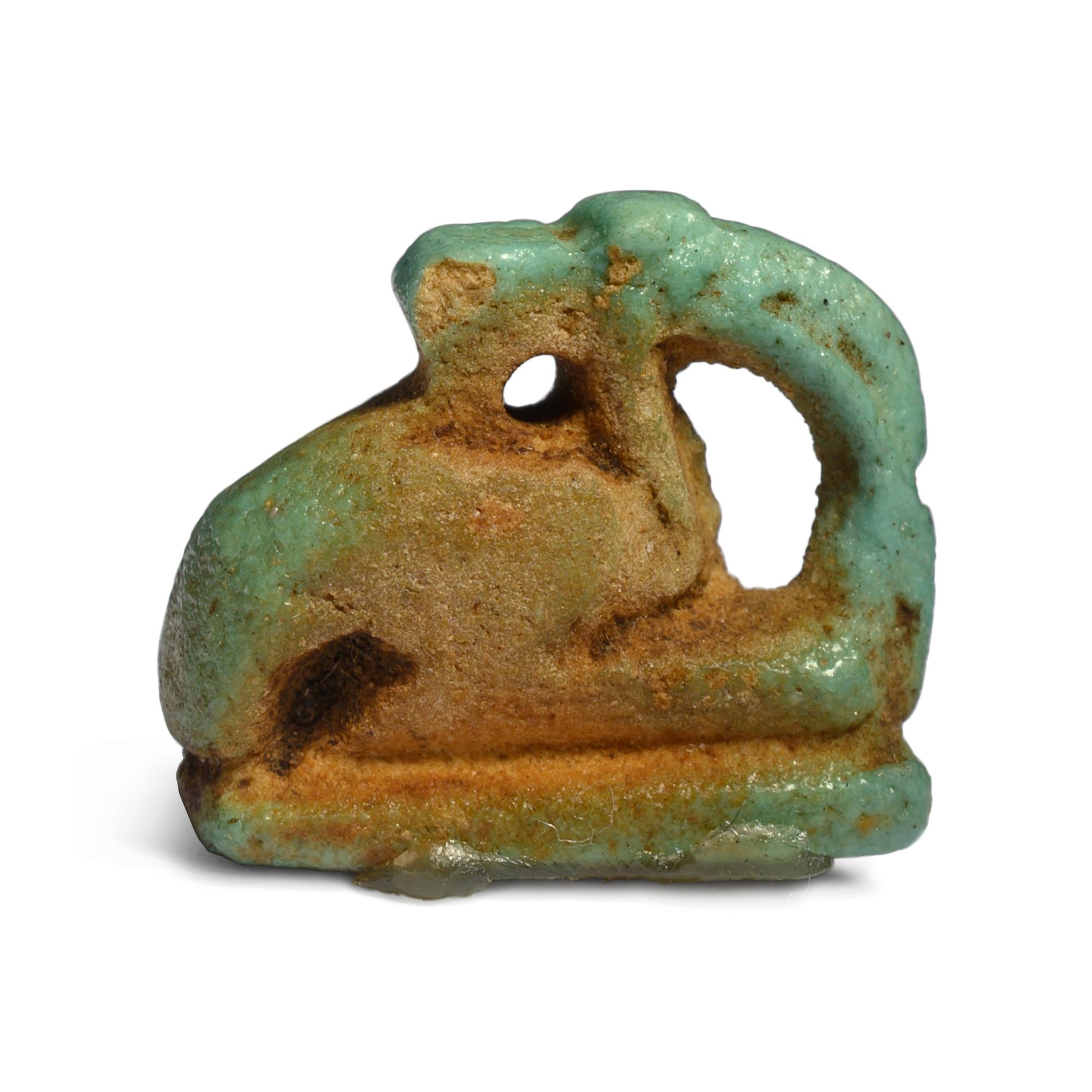 An Egyptian Faience Ibis
