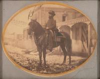 A Civil War Oval Albumen Photograph of Michigan Cavalry Officer Horace S. Green
