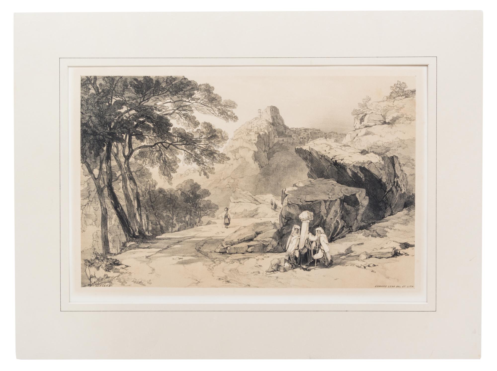Cervara (from Views in Rome and Its Environs; Drawn from Nature and on Stone )