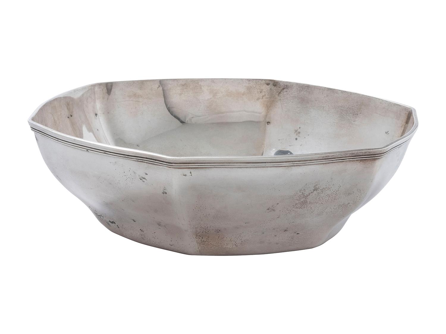 An American Silver Serving Bowl
