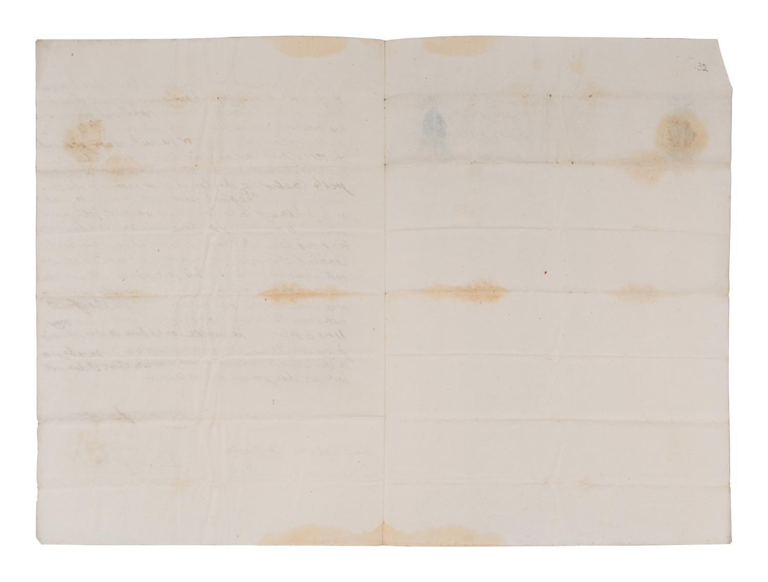 [ENGLISH & CONTINENTAL MANUSCRIPTS]. STUART, Elizabeth (1596-1662). Autograph letter signed (“Elizabeth”), to Henry Rich. The Hague, October [1637].
