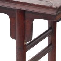 A Chinese Tielimu Recessed-Leg Altar Table, Pingtou'an, Qing Dynasty 清 鐵力木平頭案