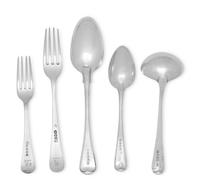 An Assembled English Silver Flatware Service