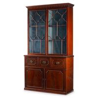 A George III Mahogany Bureau Bookcase