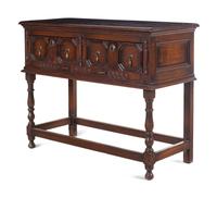 A Charles II Style Oak Server