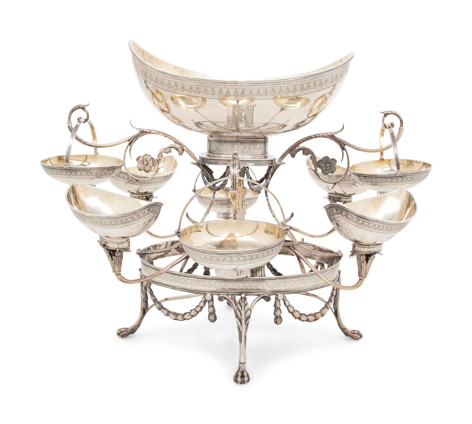 A George III Silver Epergne