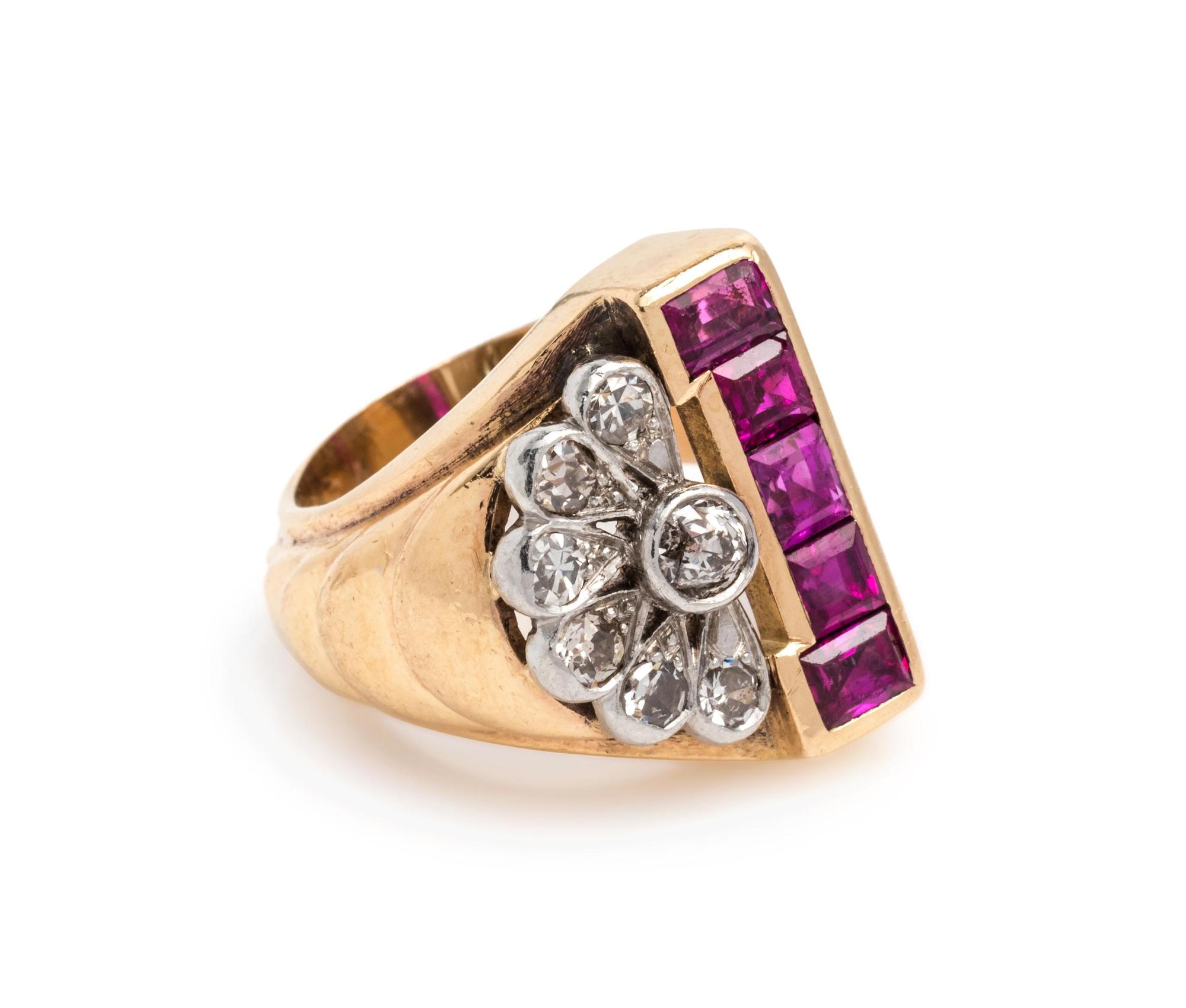 RUBY AND DIAMOND RING