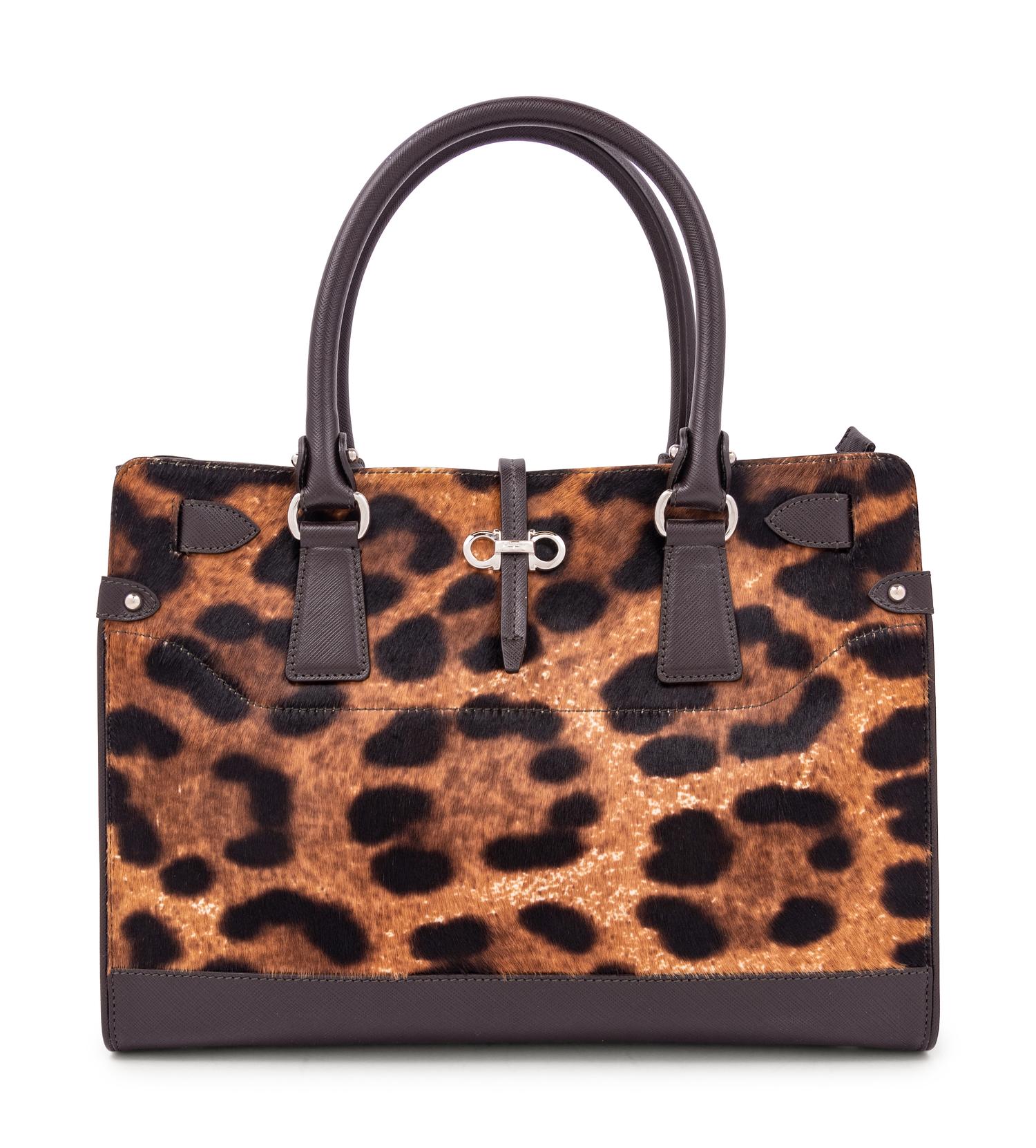 Salvatore Ferragamo Animal Print Bag, 2000s