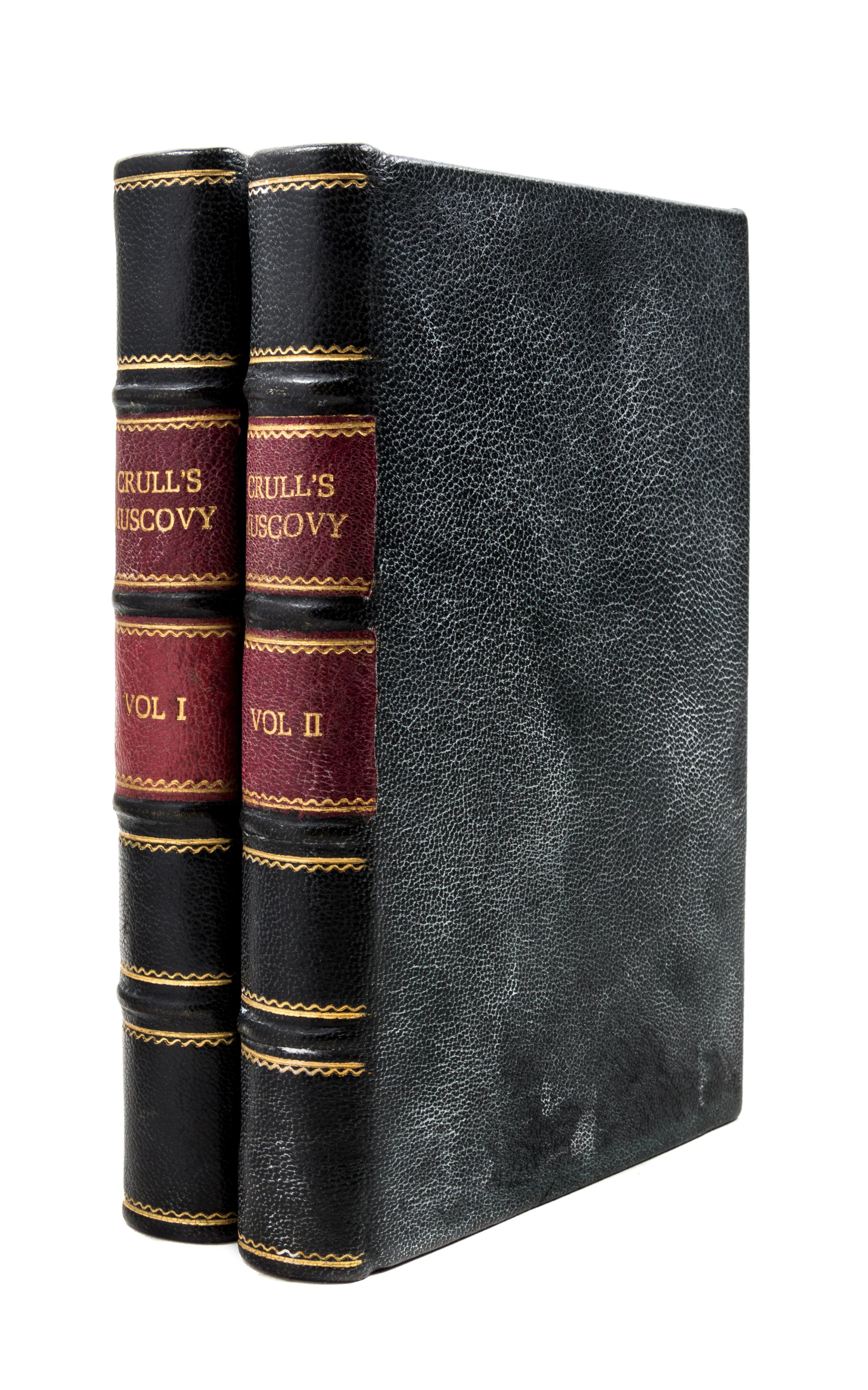 CRULL, JODOCUS. The Ancient and Present State of Muscovy. London, 1698. 2 vols.