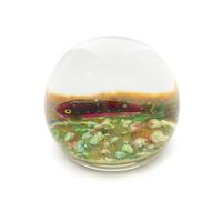 Paul Ysart, (Spanish, 1904-1991), an Aventurine Fish paperweight