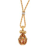 YELLOW GOLD, SAPPHIRE, ENAMEL AND DIAMOND NECKLACE