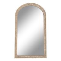 A Continental White-Painted Mirror