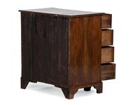 A Georgian Burlwood Diminutive Kneehole Desk
