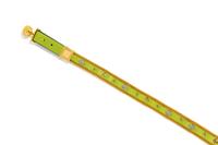 A Gianni Versace Green Leather and Mesh Narrow Belt, Size 70/28.