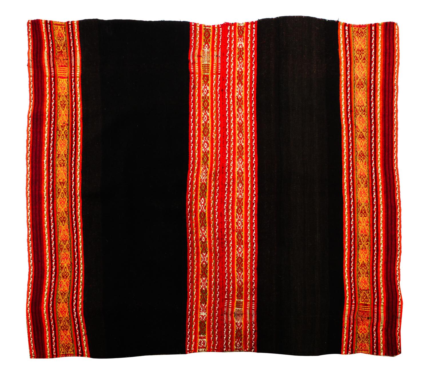 A Peruvian Alpaca Manta 38 x 34 inches — CIRCA 1920