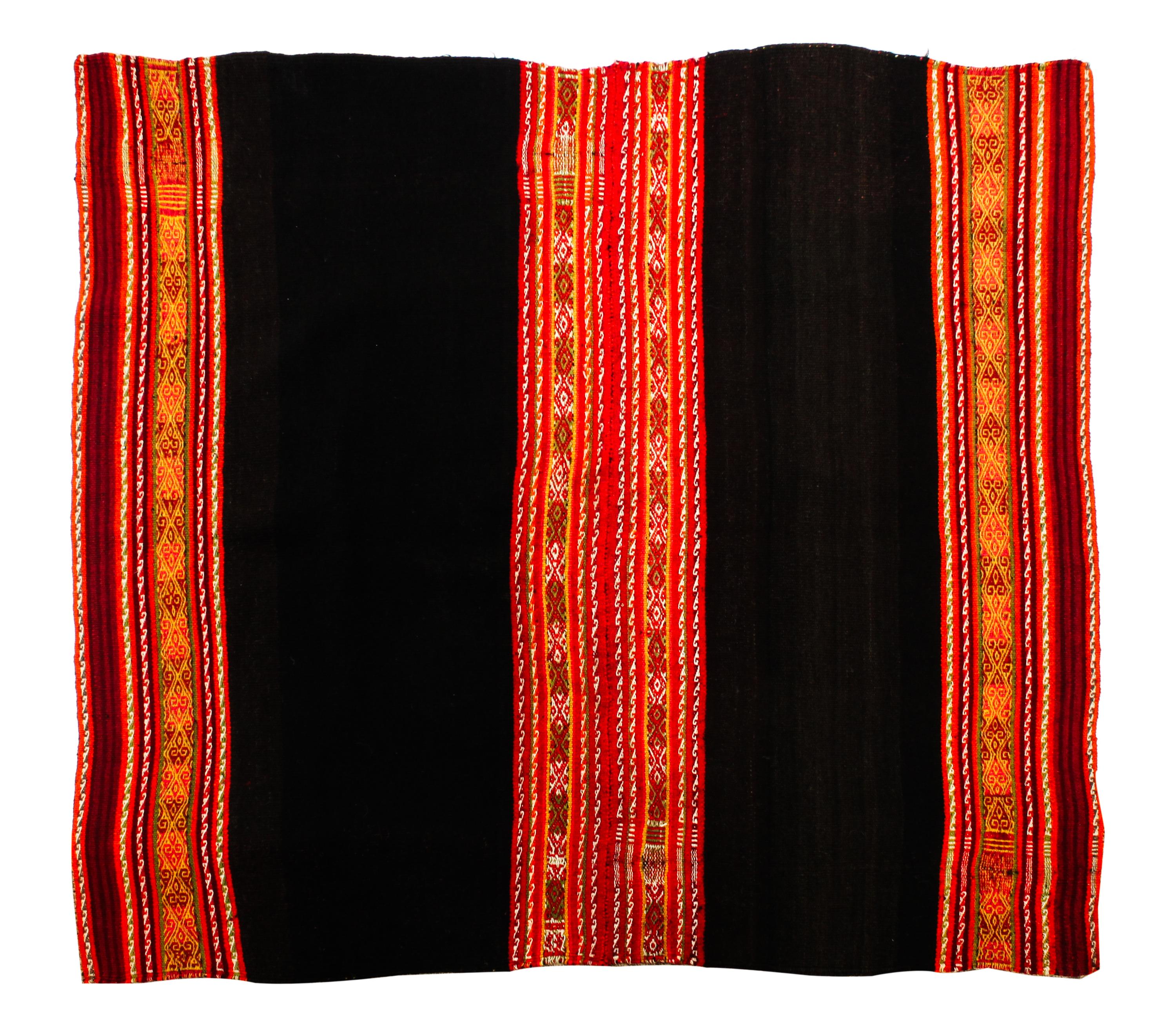 A Peruvian Alpaca Manta 38 x 34 inches — CIRCA 1920