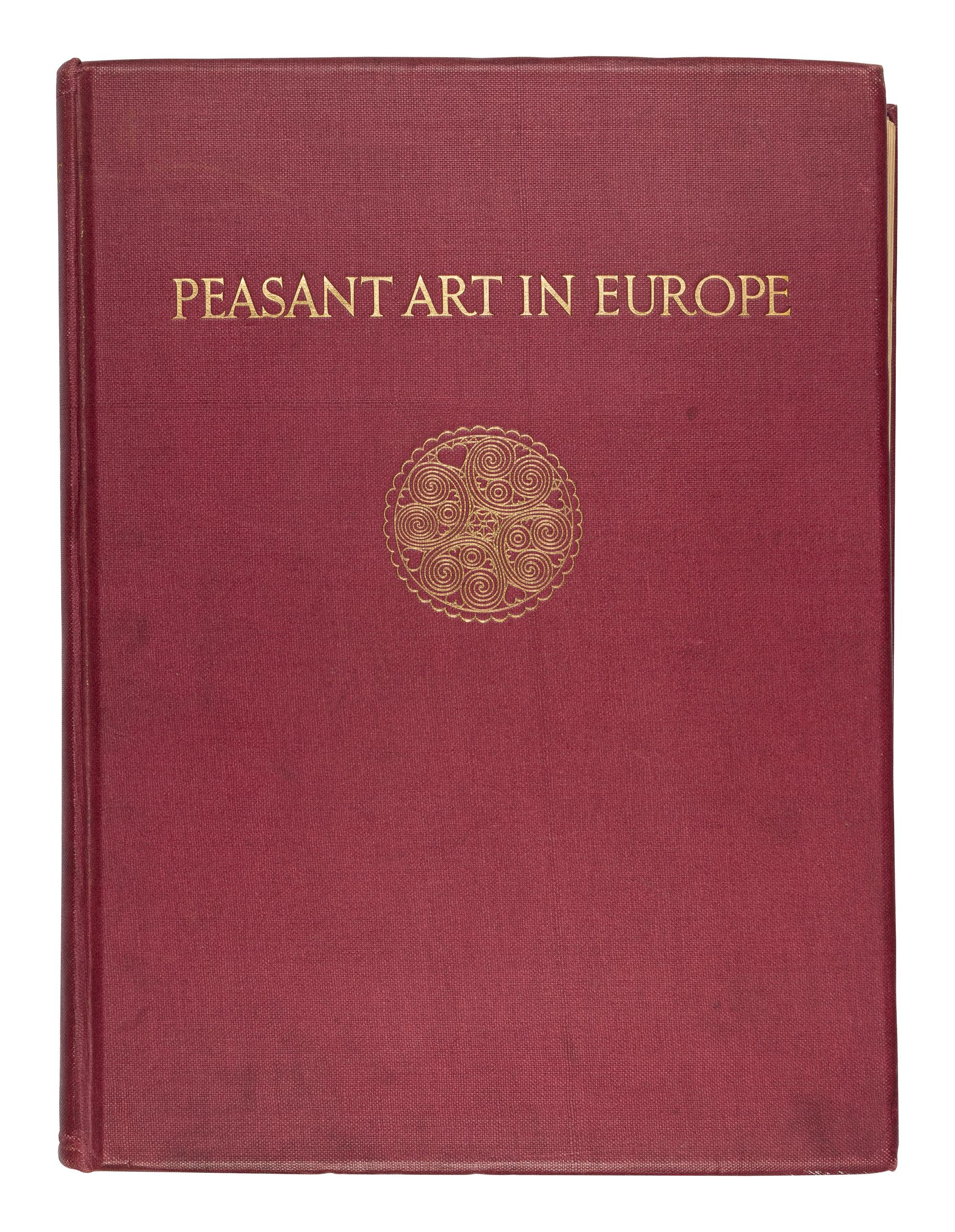 BOSSERT, Helmuth Theodor (1889-1961). Peasant Art in Europe . London: Ernest Benn Limited, 1927.