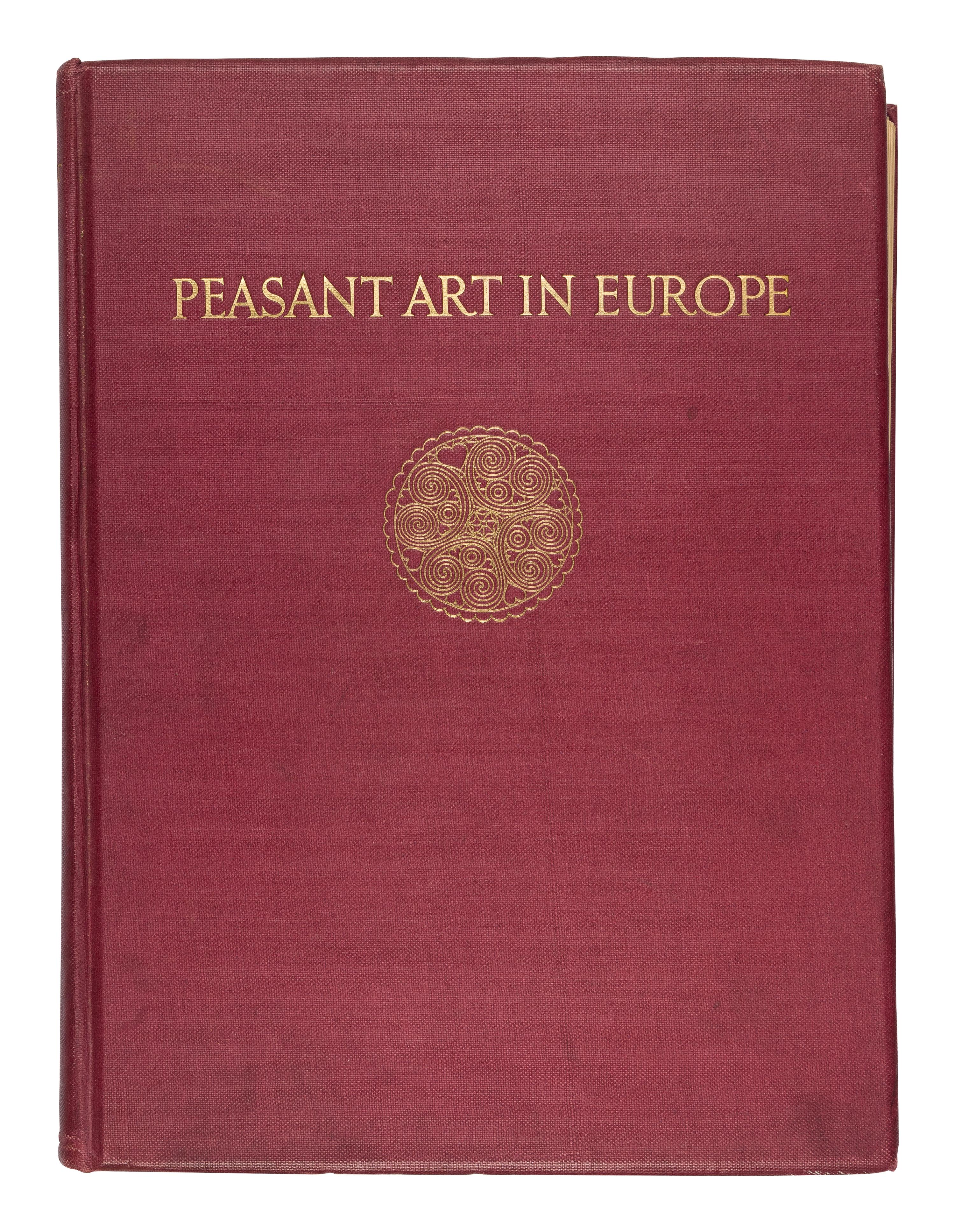 BOSSERT, Helmuth Theodor (1889-1961). Peasant Art in Europe . London: Ernest Benn Limited, 1927.